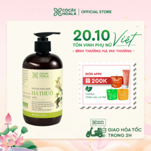 Dầu Gội Thảo Dược Hà Thủ Ô 2IN1 Cỏ Cây Hoa Lá 450G