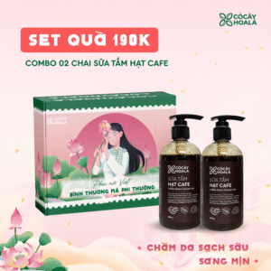 [SET 20/10] Set 2: Combo 2 sữa tắm Cafe thơm nồng nàn- Hộp quà “Bình Thường Mà Phi Thường"