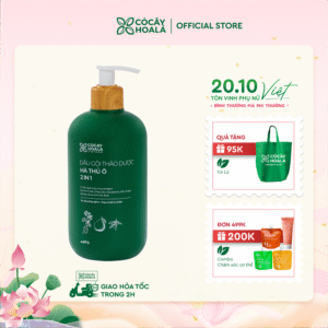 Dầu Gội Thảo Dược Hà Thủ Ô 2IN1 Cỏ Cây Hoa Lá 420G