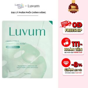 Mặt Nạ Dưỡng Sáng Đều Màu Da Luvum Green Citrus Vitamin C Gel Mask Plus