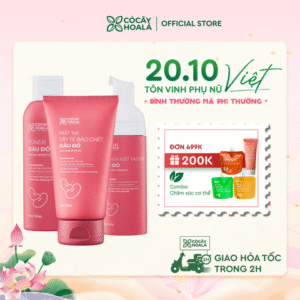 Combo Chăm Sóc Da Toàn Diện Đậu Đỏ Cỏ Cây Hoa Lá